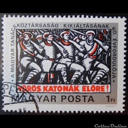 Hongrie 02650 défilé militaire 1ft de 1979