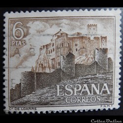Espagne 01474 château de Loarre 6Ptas de 1967