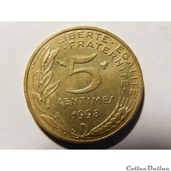 5 centimes Marianne 1998