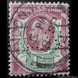 Royaume-Uni 00108 roi Edward VII 1 1/2d de 1902