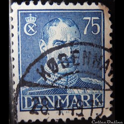 Danemark 00290A roi Christian X de 75ore de 1946