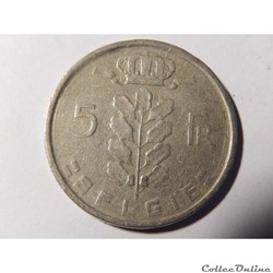 Belgique, 5 Francs 1950