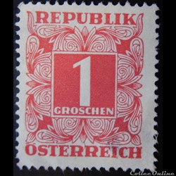 Autriche T0228 chiffre 1g de 1949