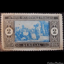 Sénégal 00054 scène de marché 2c de 1914