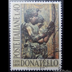 Italie 00954 Donatello, chant des anges 40 lires de 1966