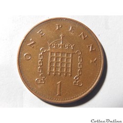 Royaume-Uni, 1 penny de 1999