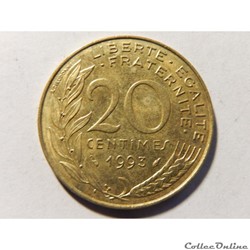 20 centimes Marianne 1993