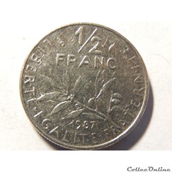 50 centimes Semeuse 1987