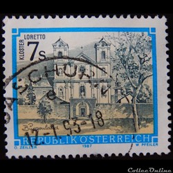 Autriche 01723 monastère de Loretto 7S de 1987