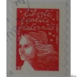 03419 Marianne de Luquet rouge sans valeur de 2001