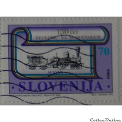Slovénie 00129 locomotive à vapeur 70.00T de 1996