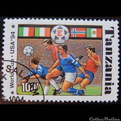 Tanzanie 01715D Championnat du monde de Football de 1994 groupe E 100 TSh