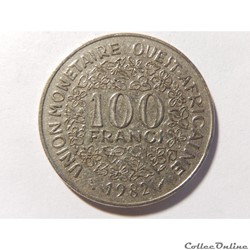 100 francs de 1982
