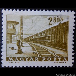 Hongrie 01570 train de voyageur 2.60ft de 1963