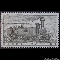 Tchécoslovaquie 00876 Locomotive Kladno 1855 30 h de 1956