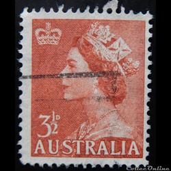 Australie 00225 Reine Elisabeth II 5c de 1956