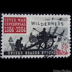 Etats Unis 00761 baitaille de Wilderness 5c de 1964
