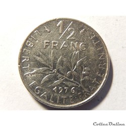 50 centimes Semeuse 1976