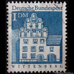 Allemagne RFA 00360 maison Melanchthon, Wittenberg 1DM de 1966