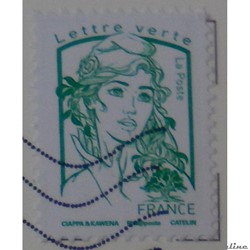 05015 Marianne et la jeunesse lettre verte de 2016