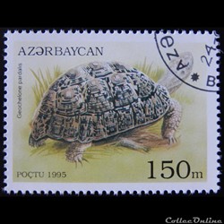 Azerbaïdjan 00217 Tortue léopard 150m de 1995