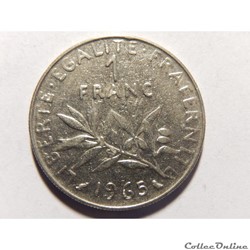 1 franc semeuse 1965