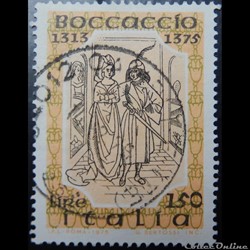 Italie 01253 Giovanni Boccaccio 150 lires de 1975