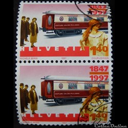 Suisse 01531 wagon Pullman 140cts de 1997