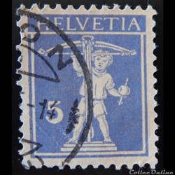 Suisse 00197 fils de William Tell 5cts de 1924