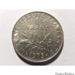 1 franc semeuse 1975