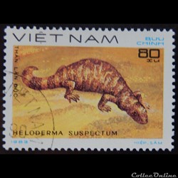 Viet-Nam 00406 monstre de Gila 80xu de 1983