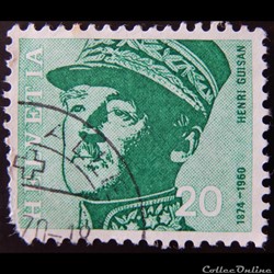 Suisse 00842 Général Henri Guisan (1874-1960) 20cts de 1969
