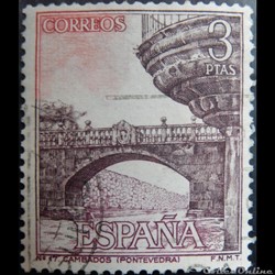 Espagne 01310 pont de Cambados, Pontevedra 3Ptas de 1965