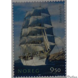 Norvège 01485 voilier Sorlandet 9.50kr de 2005