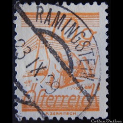 Autriche 00338 télégraphe 10g de 1925