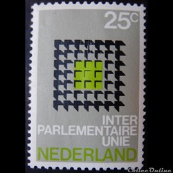 Pays-Bas 00916 symbole de coopération 25c de 1970