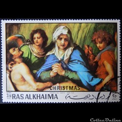 Ras Alkhaima 00401A piété de Andrea del Sarto 3.50R de 1970
