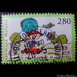 02877 Philexjeunes 94 Grenoble 2F80 de 1994