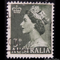 Australie 00197 Reine Elisabeth II 5c de 1953