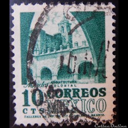 Mexique 00629 couvent Dominicain, Tepoztlan 10c de 1950