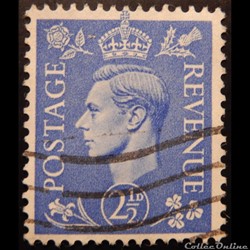 Royaume-Uni 00213 roi Georges VI 2 1/2d de 1937