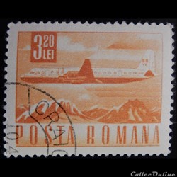 Roumanie 02362 avion 3.20 Lei de 1968