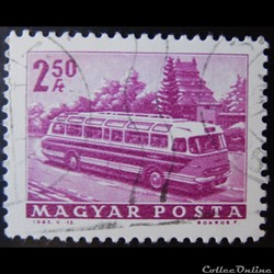 Hongrie 01569 bus touristique 2.50ft de 1963
