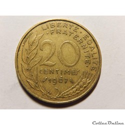 20 centimes Marianne 1967