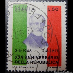 Italie 01074 république Italienne 50 lires de 1971