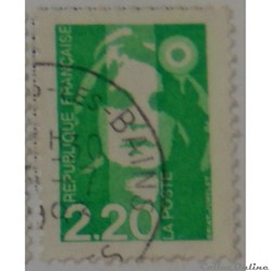 02790 Marianne de Briat 2F20 vert jaune émeraude de 1993
