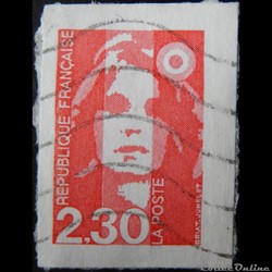 02630 Marianne de Briat rouge 2.30F de 1990