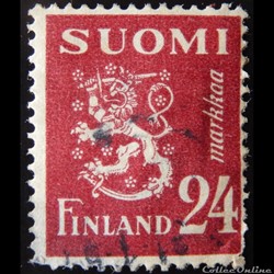 Finlande 00302B armoiries 24M de 1948