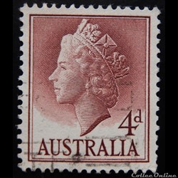 Australie 00235 Reine Elisabeth II 5c de 1957