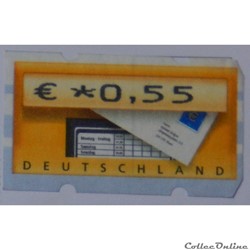 Allemagne RFA DI0006 symbole postal 0.55€ de 2002